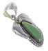 Southwest Turquoise And Silver Flower Pendant YX77348
